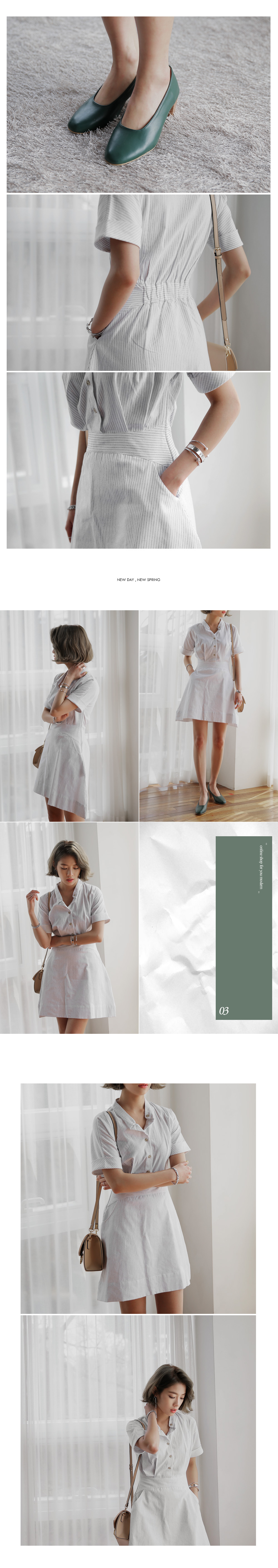 スクエアトゥウッド調ヒールパンプス・全6色 | DHOLIC | 詳細画像5