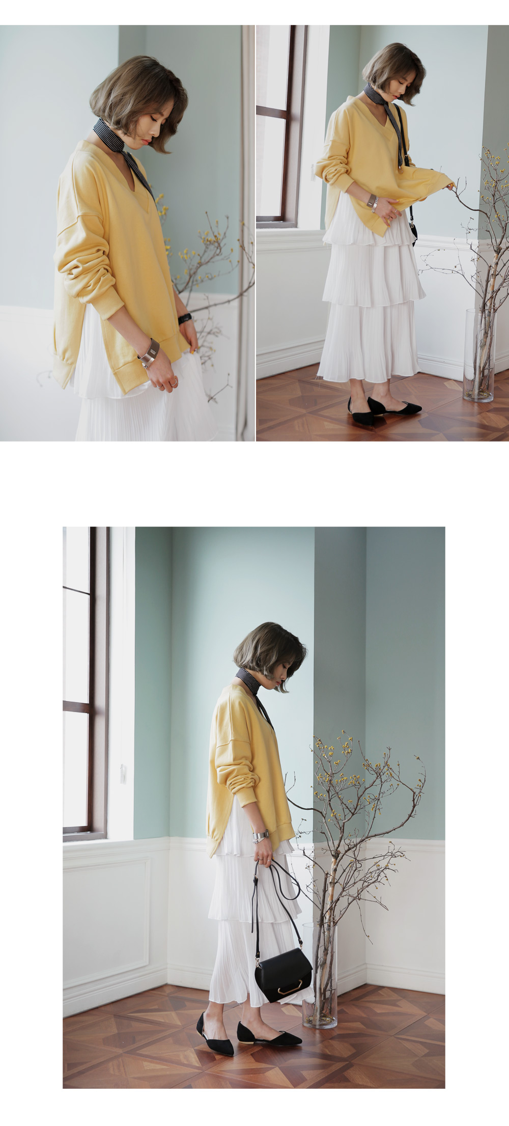 フェイクスエードポインテッドトゥフラットシューズ・全4色 | DHOLIC | 詳細画像5