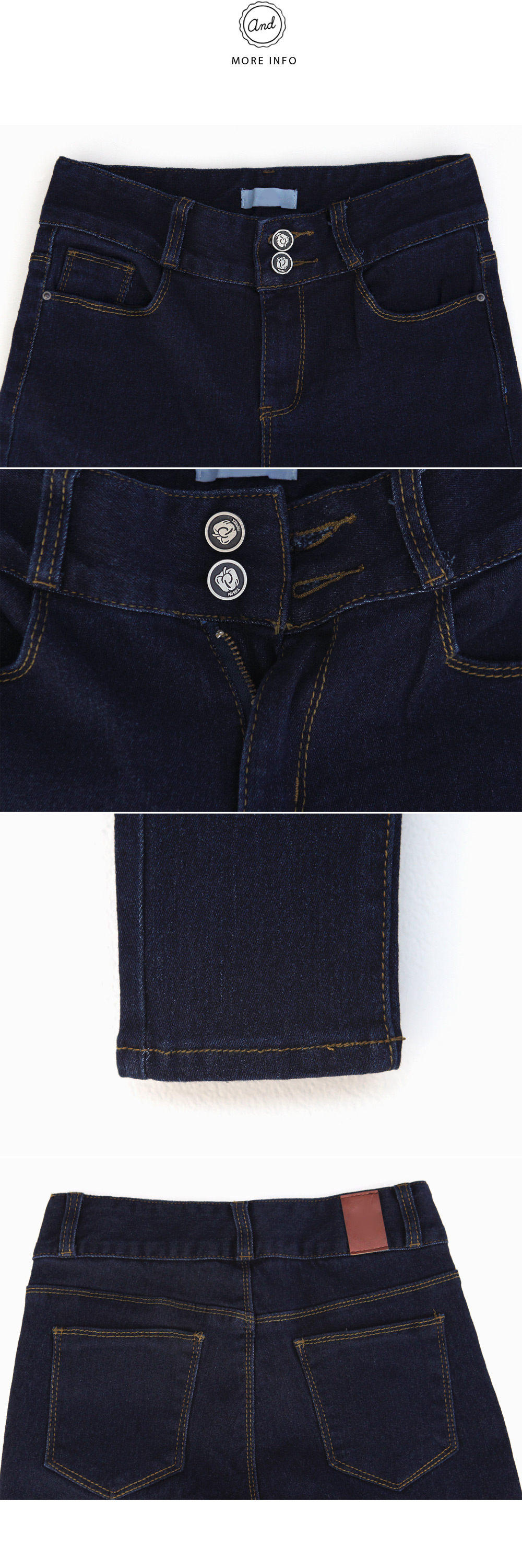 2ボタンベーシックデニムスキニーパンツ・全2色 | DHOLIC | 詳細画像11