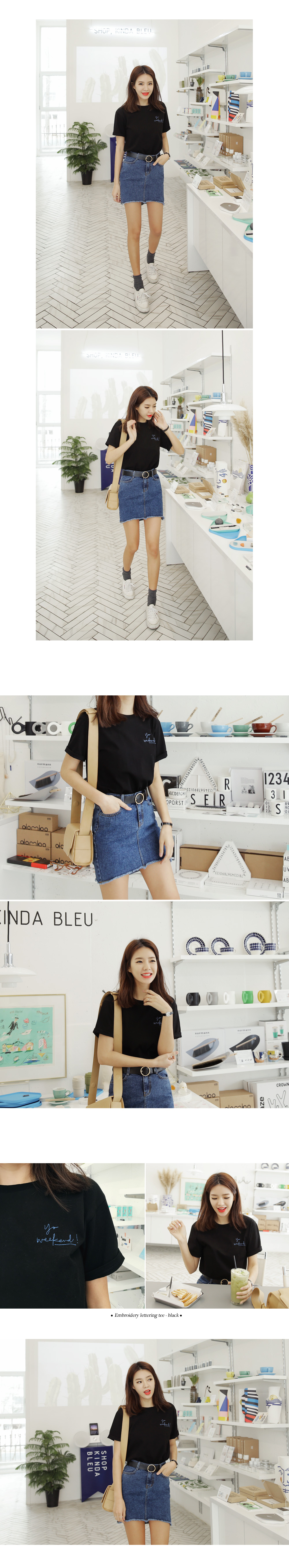 <font color=red><b>**雑誌S cawaii!6月号掲載**</b></font>フレイドヘムミニデニムスカート・全2色 | DHOLIC | 詳細画像5