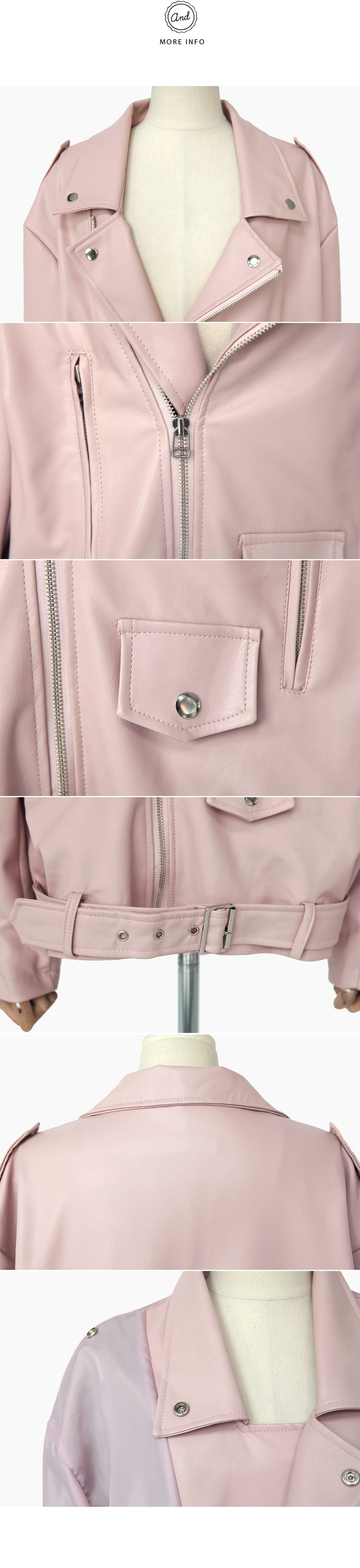 オーバーサイズレザーライダースジャケット・全2色 | DHOLIC | 詳細画像7