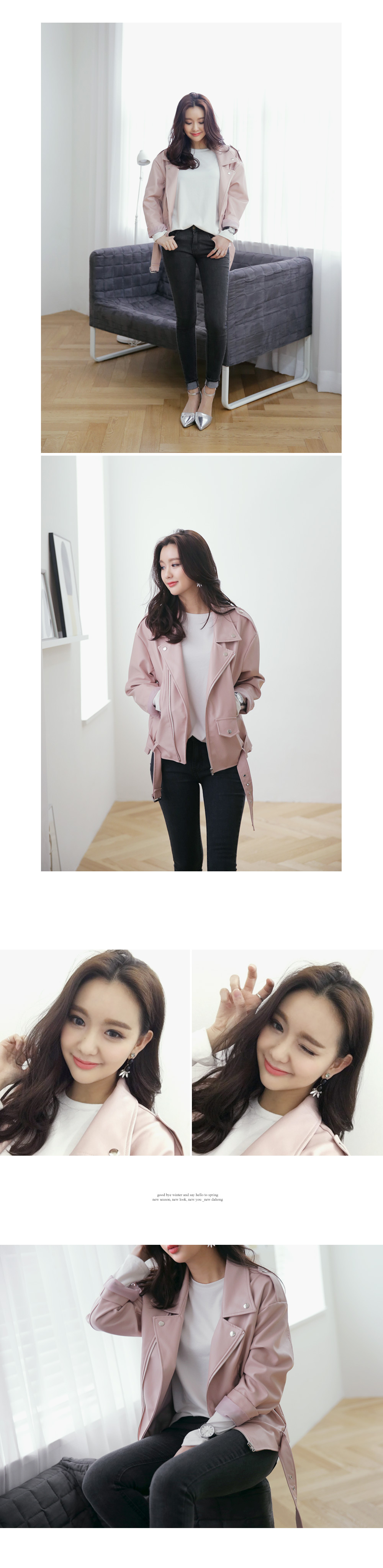 オーバーサイズレザーライダースジャケット・全2色 | DHOLIC | 詳細画像3