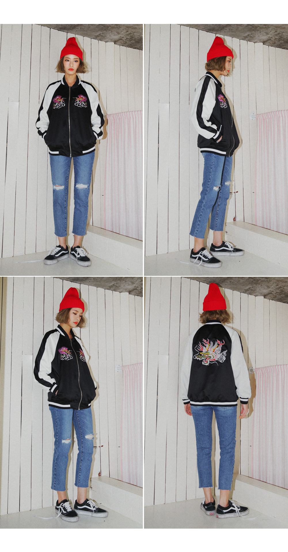 フレイドヘムハイウエストストレートデニムパンツ・全1色 | DHOLIC | 詳細画像12