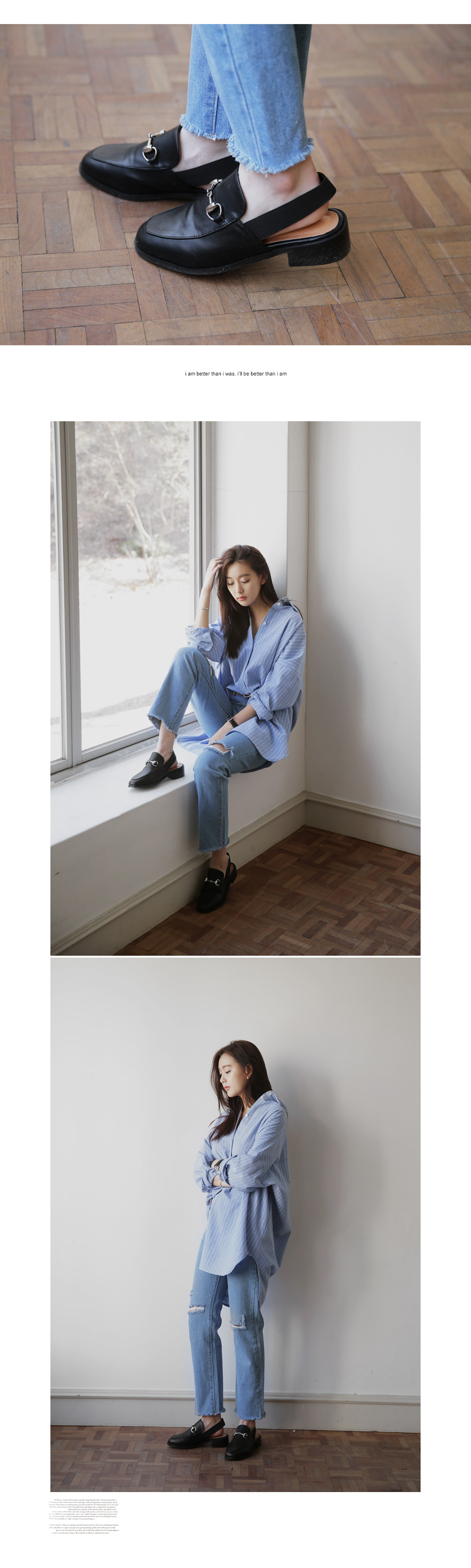 2TYPEスクエアトゥバックストラップローファー・全2色 | DHOLIC | 詳細画像2