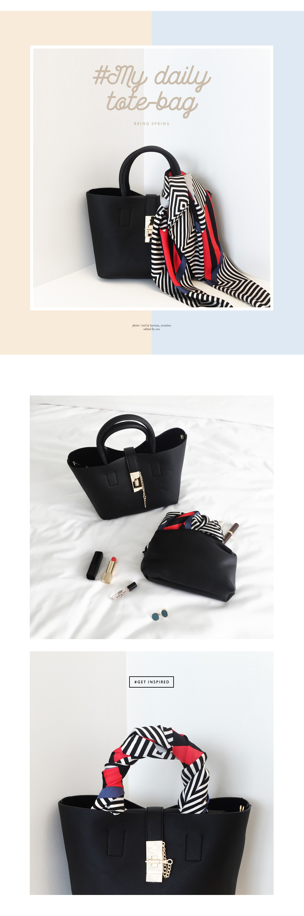 ポーチSETチェーンポイントミニマルバッグ・全3色 | DHOLIC | 詳細画像2