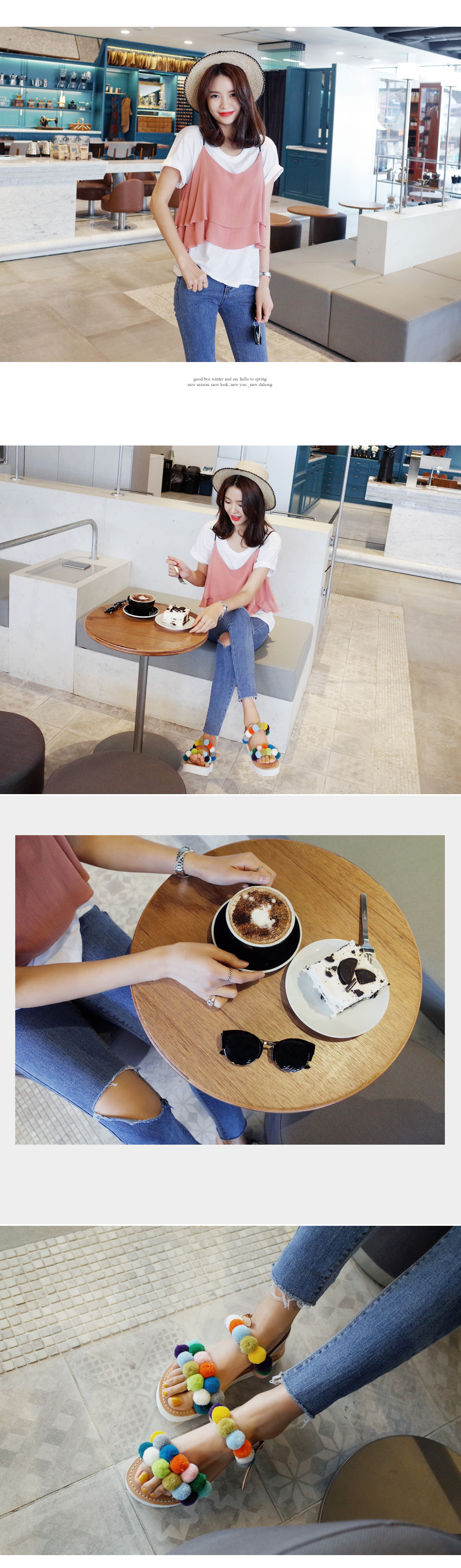 <font color=red><b>**雑誌mer8月号/Ray7月号掲載**</b></font><DHOLIC オリジナル>ラウンドネックティアードビスチェ・全4色 | DHOLIC | 詳細画像6