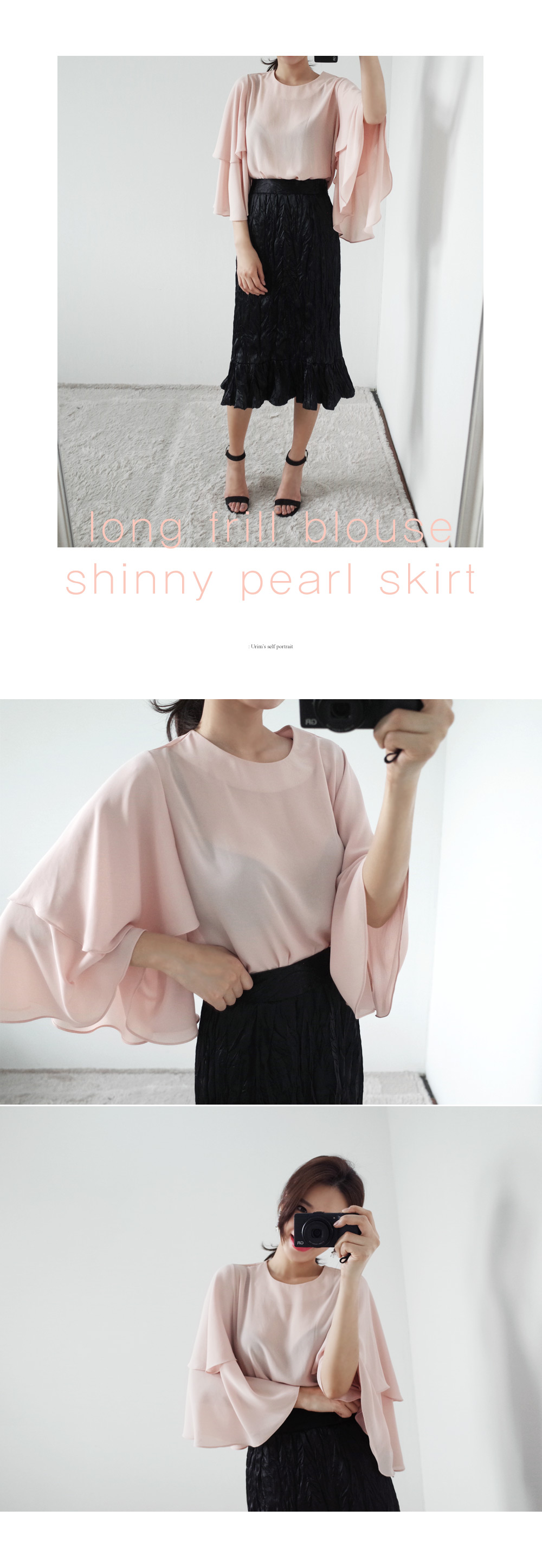 <DHOLIC オリジナル>ティアードラッフルスリーブラウス・全2色 | DHOLIC | 詳細画像8