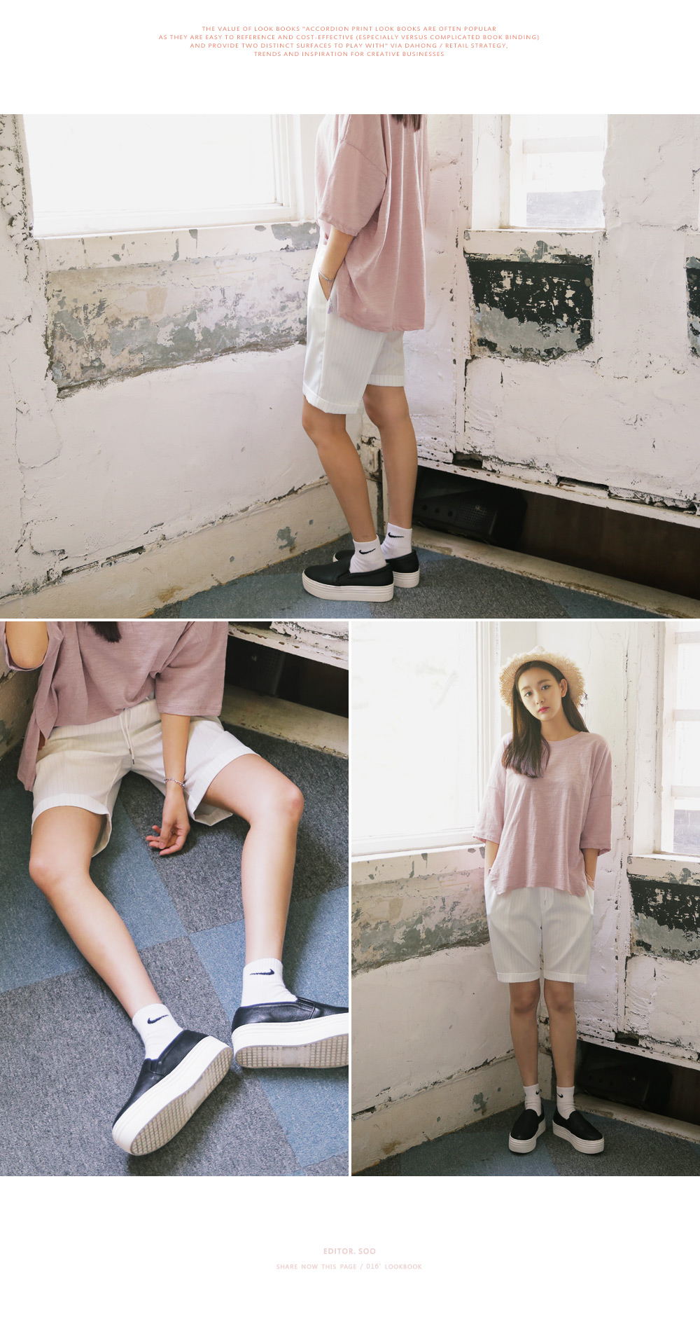 オーバーサイズスリットヘムTシャツ・全4色 | DHOLIC | 詳細画像7