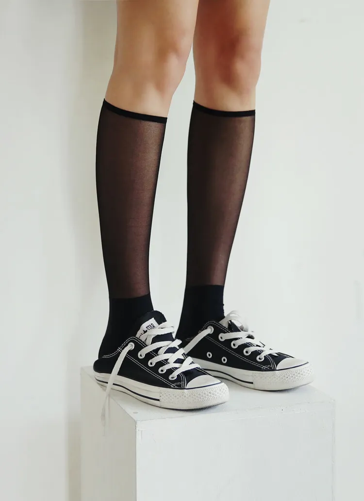 シースルーハイソックス・全4色 | DHOLIC | 詳細画像1