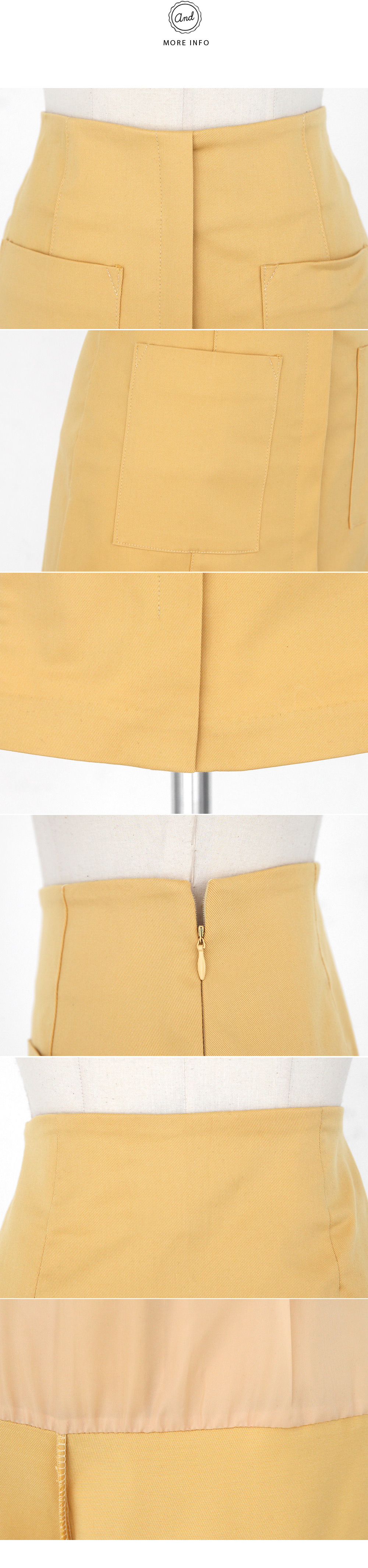 2ポケットミニマルキュロットスカート・全2色 | DHOLIC | 詳細画像8