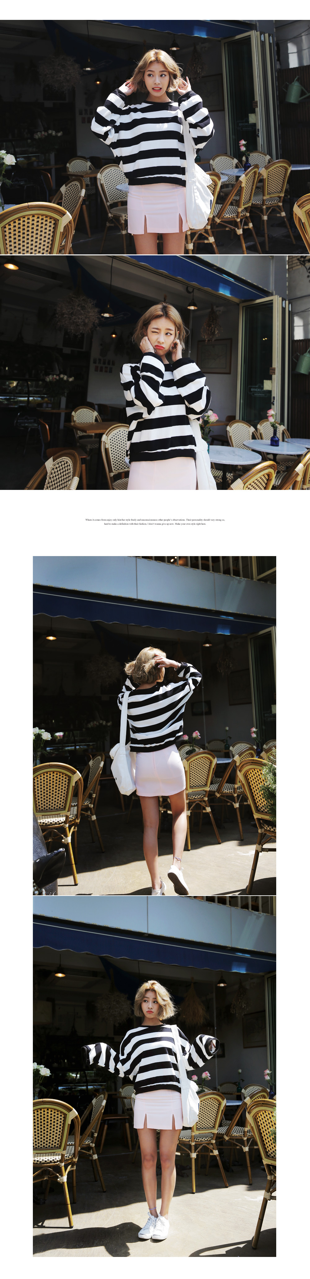 2TYPEスリットヘムミニタイトスカート・全3色 | DHOLIC | 詳細画像7