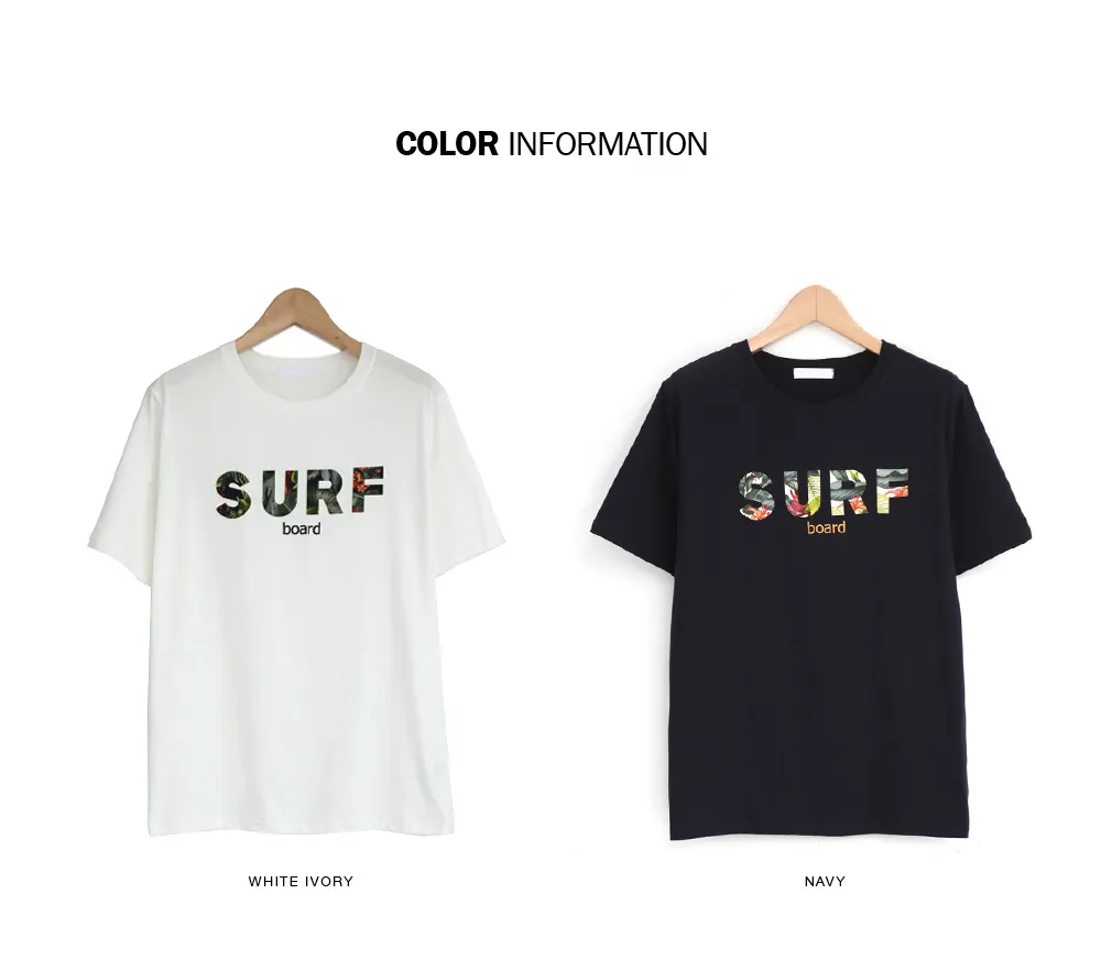 ボタニカルSURFロゴTシャツ・全2色 | 詳細画像2