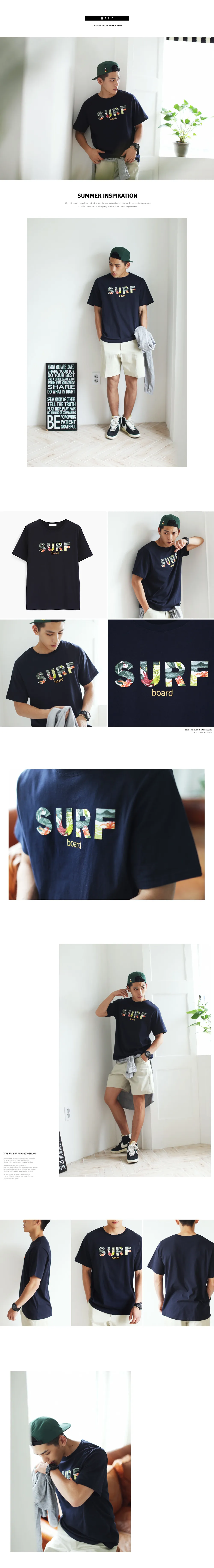 ボタニカルSURFロゴTシャツ・全2色 | 詳細画像3