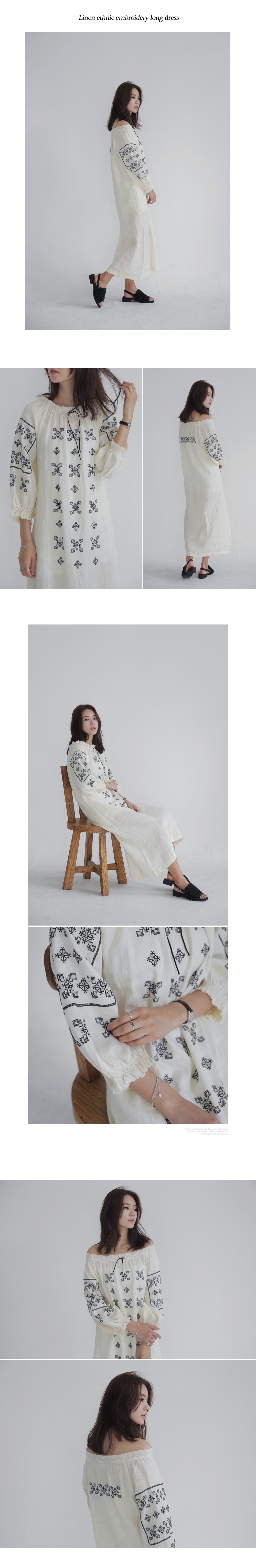 刺繍ディテール2WAYロングワンピース・全2色 | DHOLIC | 詳細画像3