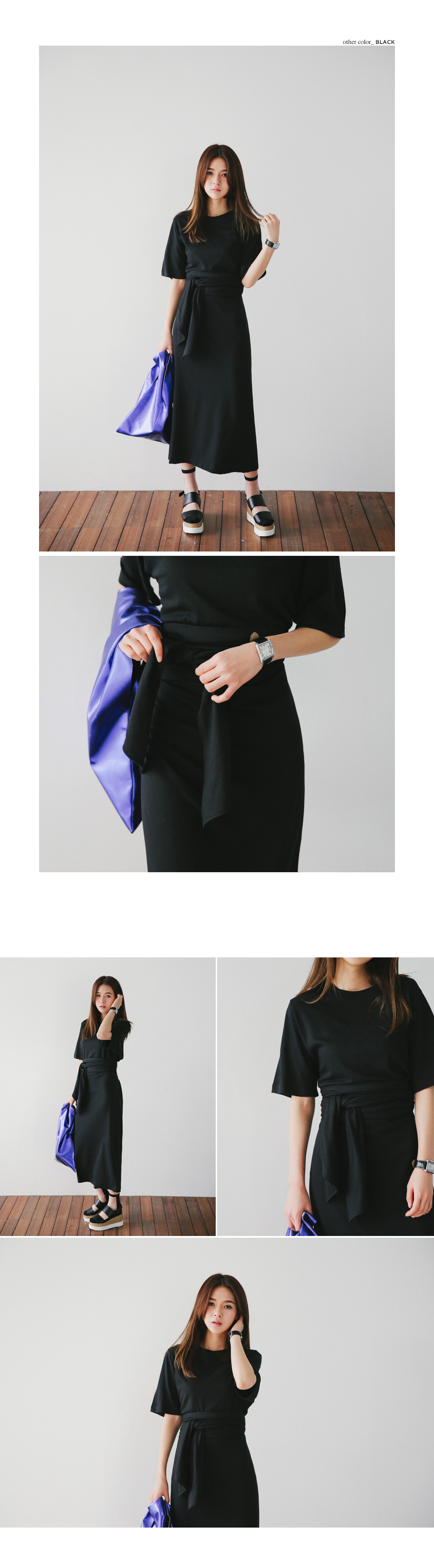 ウエストロングタイワンピース・全2色 | DHOLIC PLUS | 詳細画像5