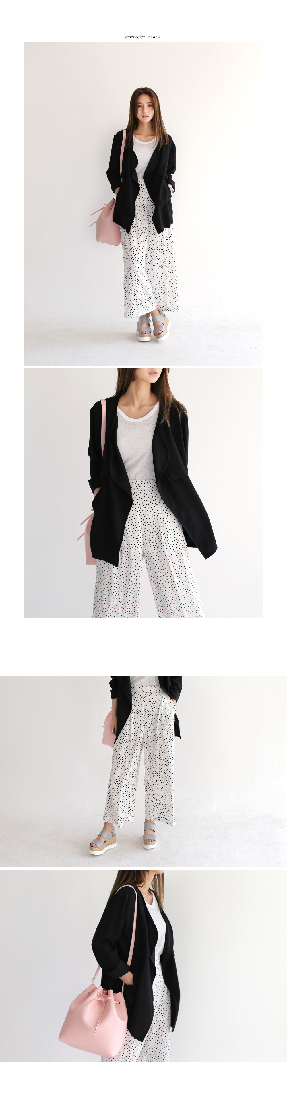 ドッドパターンタックワイドパンツ・全2色 | DHOLIC PLUS | 詳細画像5