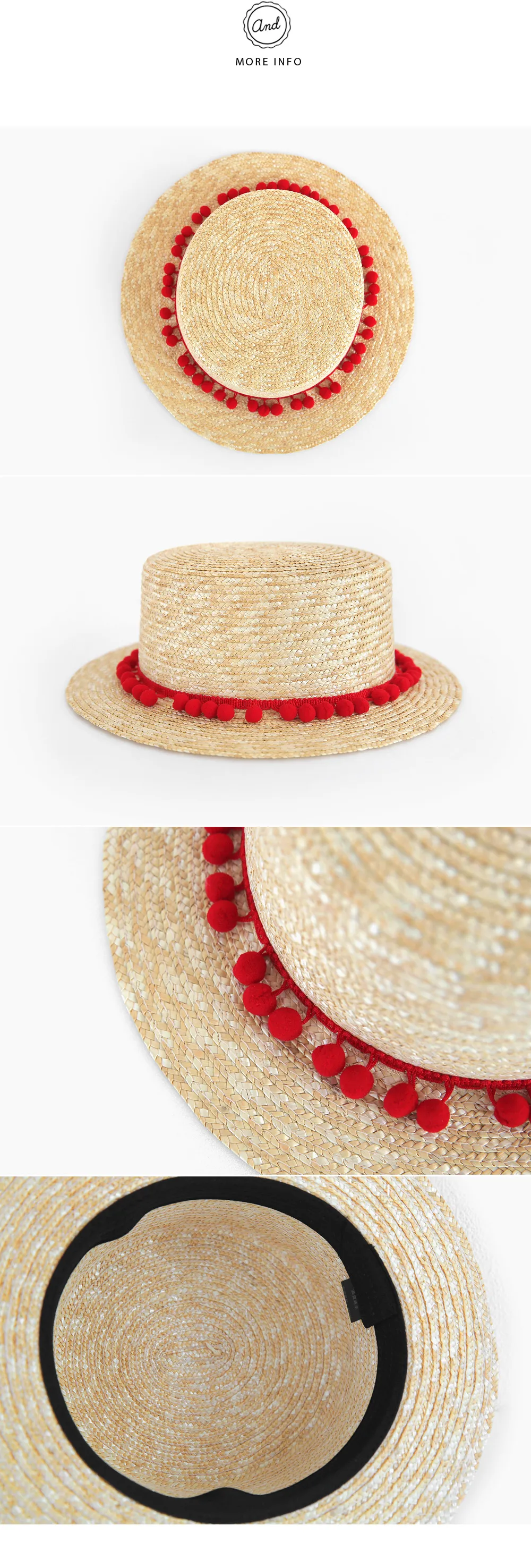カラーポンポンディテールカンカン帽・全4色 | DHOLIC | 詳細画像11