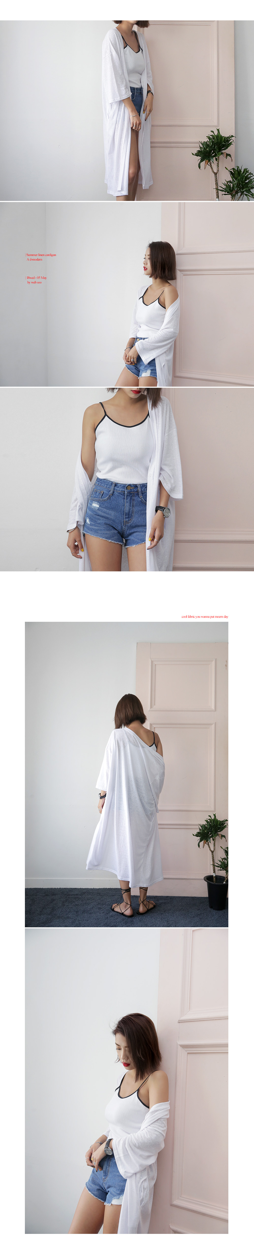 リネン混オーバーサイズカーディガン・全3色 | DHOLIC | 詳細画像5