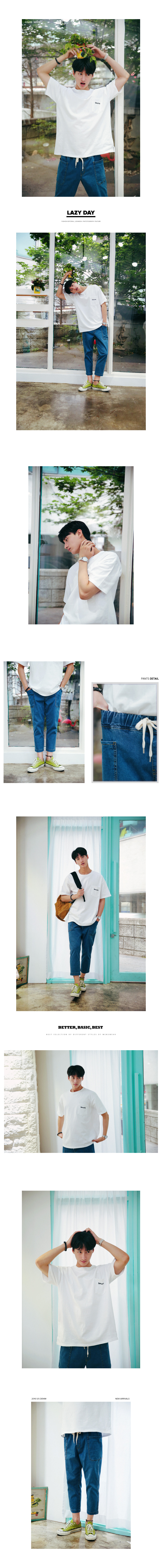 ユニークレタリング刺繍ビックTシャツ・全7色 | DHOLIC | 詳細画像6