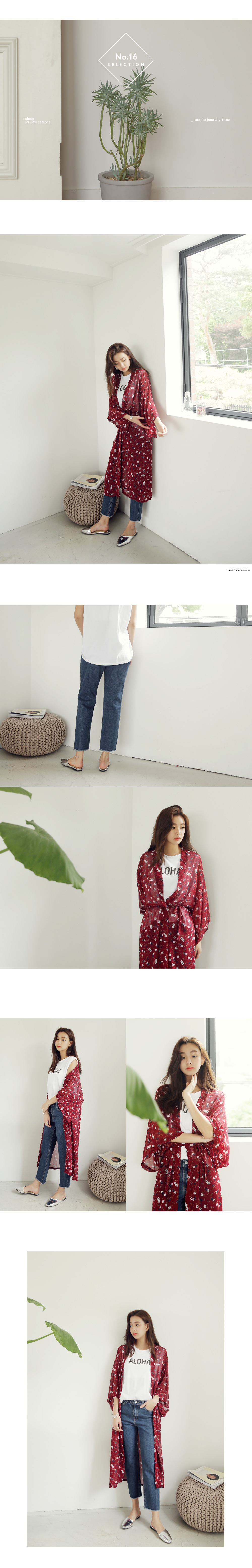 ストラップSETフラワーシースルーカーディガン・全4色 | DHOLIC | 詳細画像5