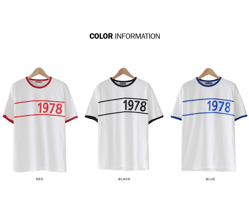 1978ロゴライン配色Tシャツ・全3色 | 詳細画像2