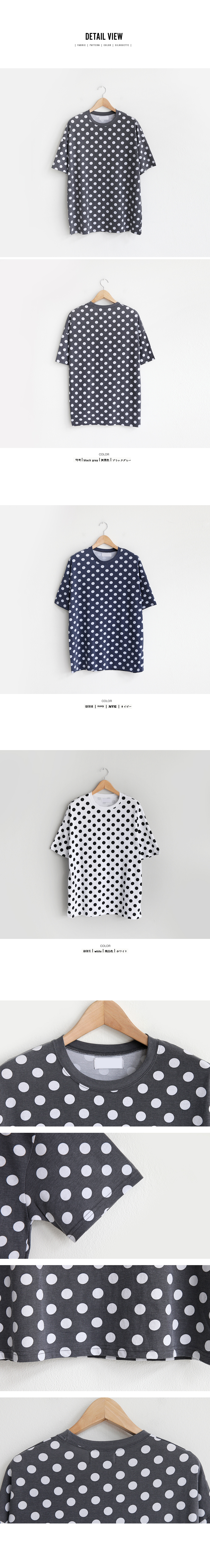 ドットパターンボックスTシャツ・全3色 | 詳細画像5