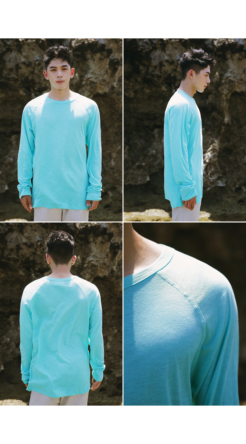 4COLORSラグランスリーブTシャツ・全4色 | 詳細画像5