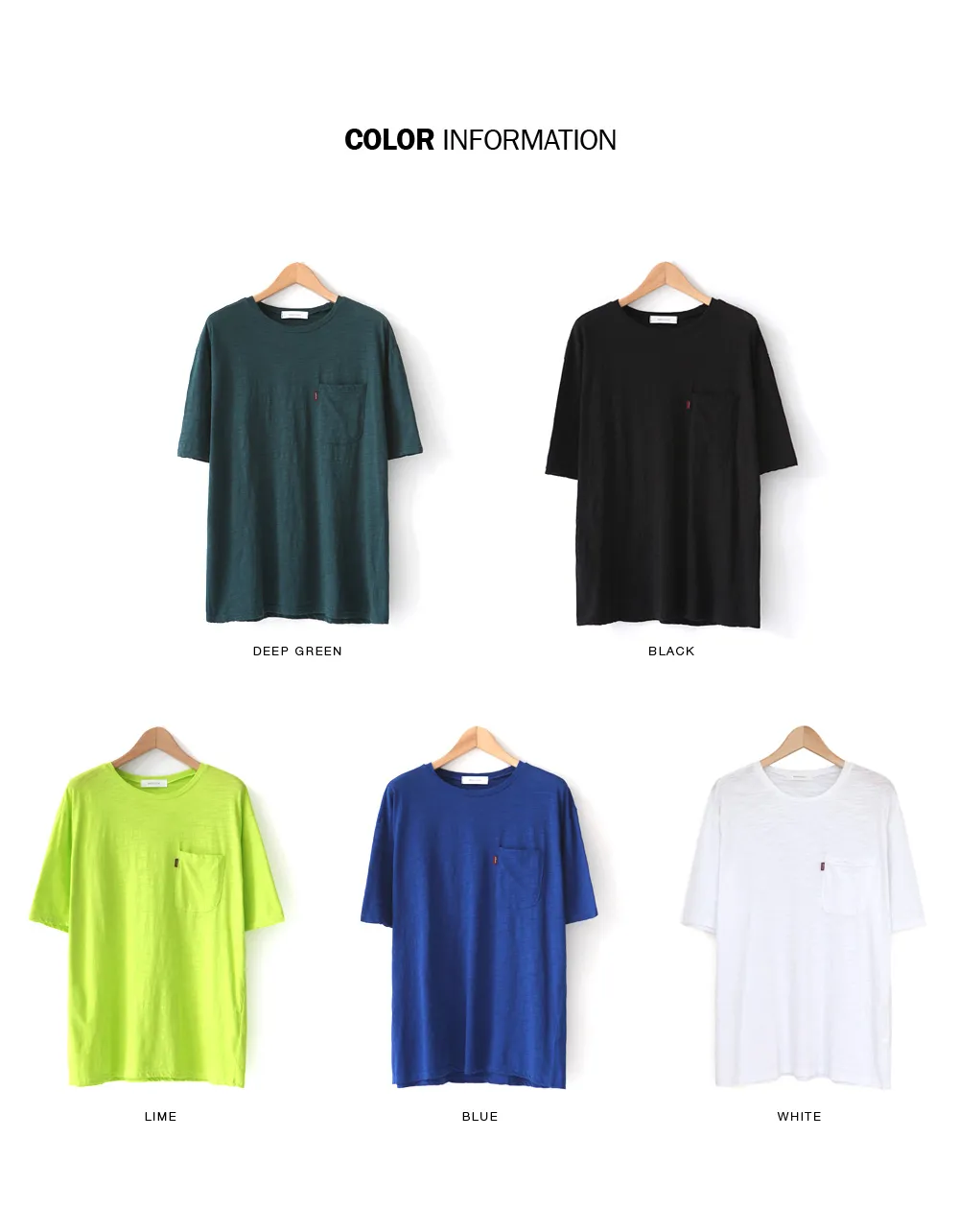 ワンポケットボクシーフィットTシャツ・全5色 | 詳細画像2