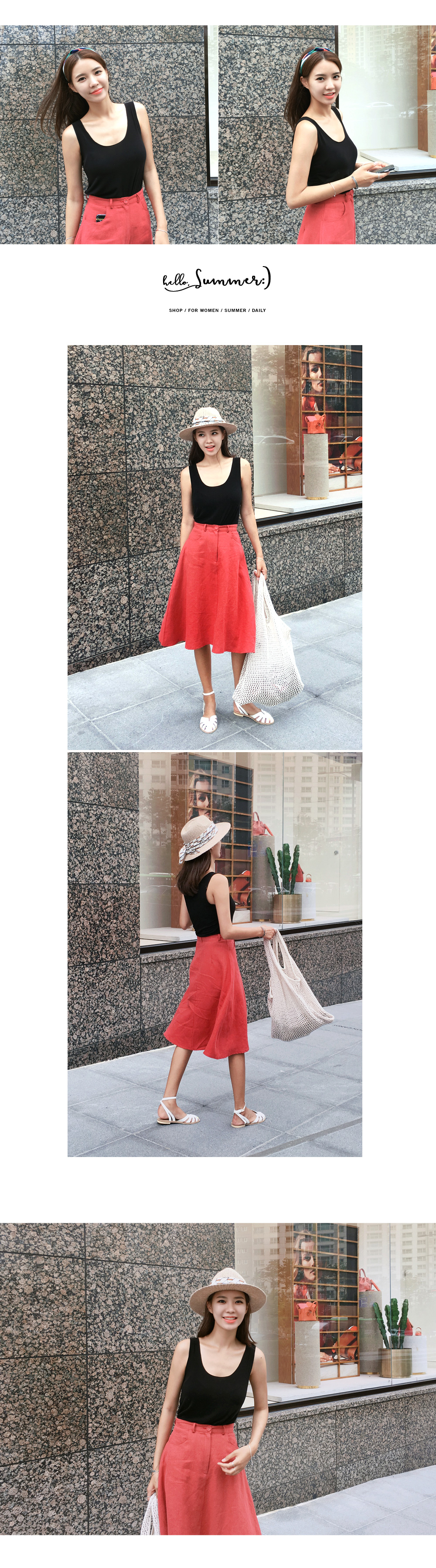 カットアウトアンクルストラップフラットサンダル・全3色 | DHOLIC | 詳細画像7