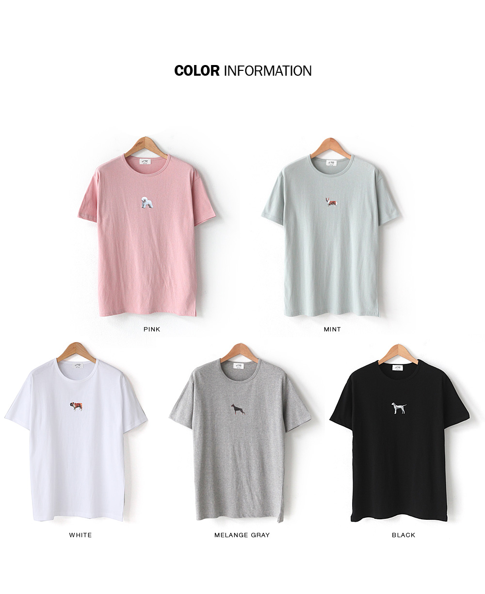 5TYPEドッグプリントTシャツ・全5色 | 詳細画像2