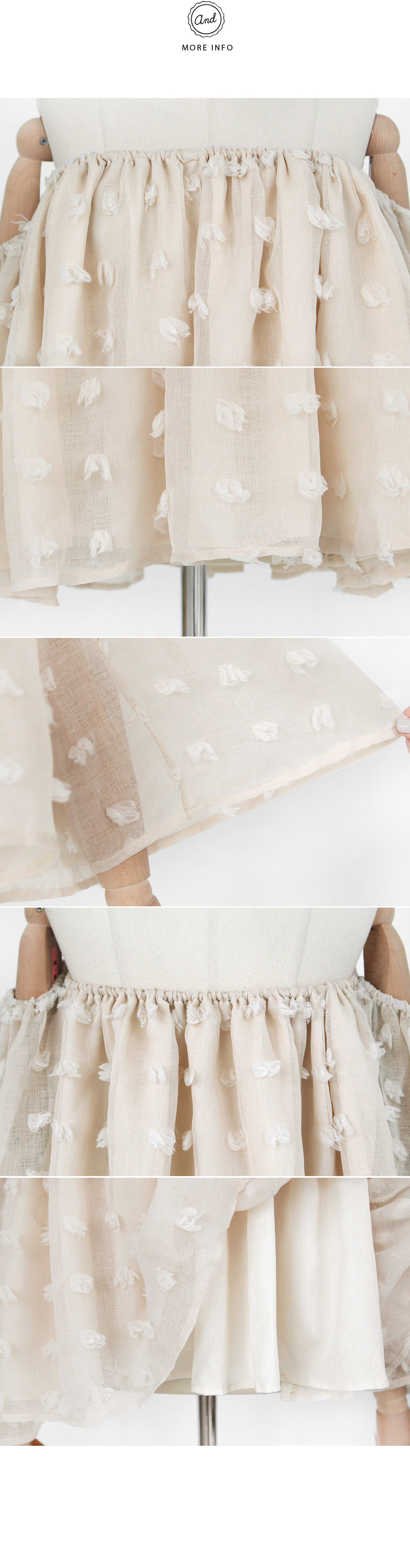 フェザーディテールオフショルダーブラウス・全1色 | DHOLIC | 詳細画像7