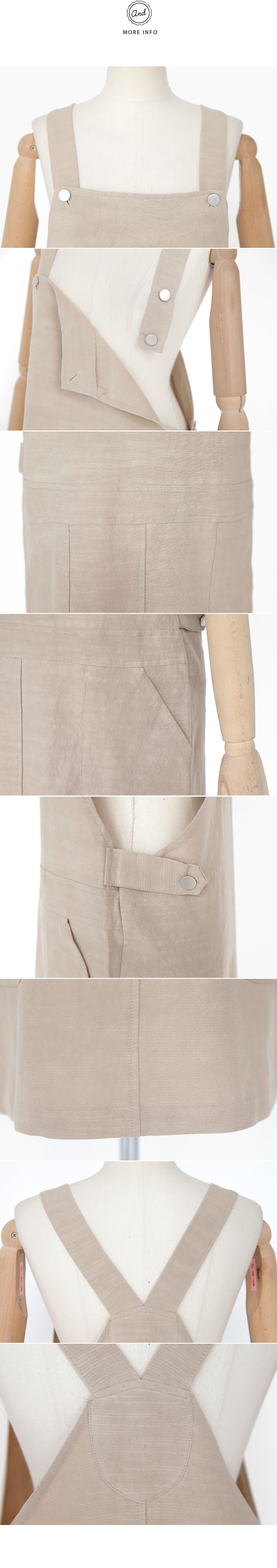 ミニマルサロペットスカート・全2色 | DHOLIC | 詳細画像7