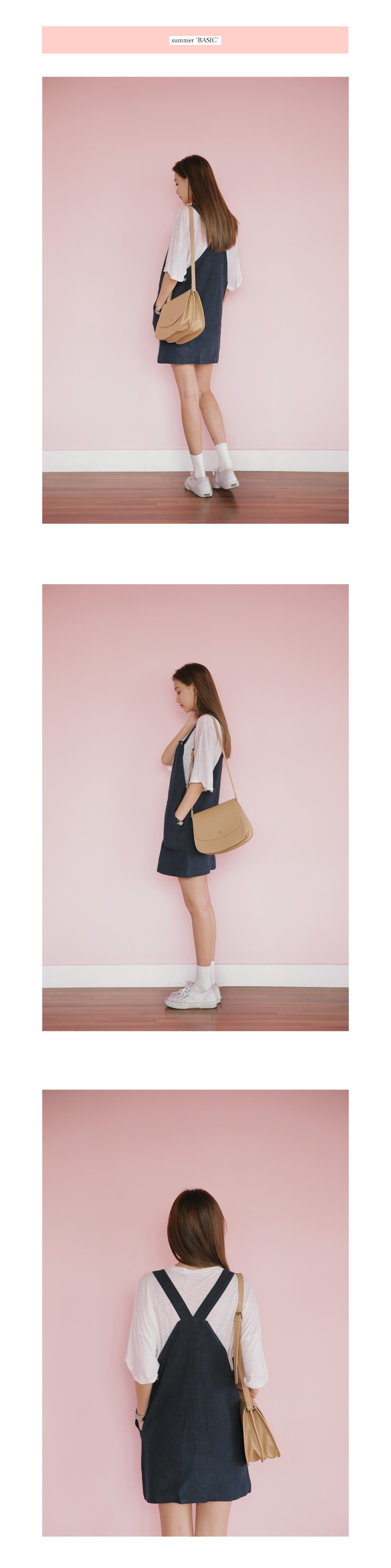 ミニマルサロペットスカート・全2色 | DHOLIC | 詳細画像4