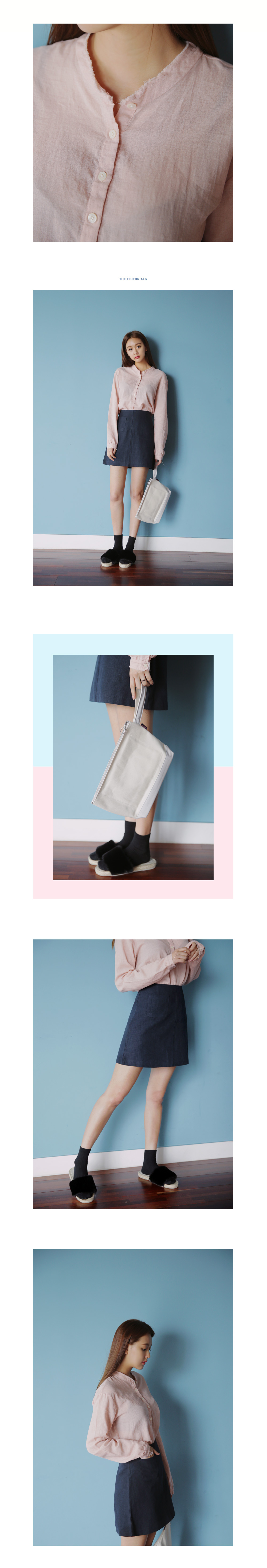 リネン素材ハイウエストフレアミニスカート・全3色 | DHOLIC | 詳細画像7