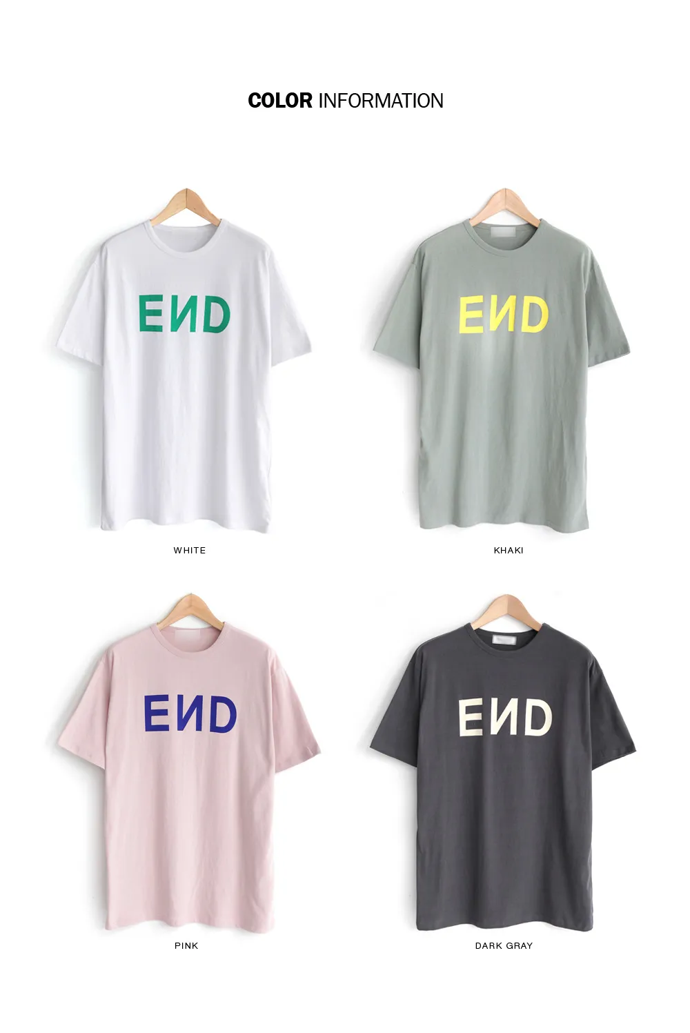 ENDロゴプリントボクシーTシャツ・全4色 | 詳細画像2