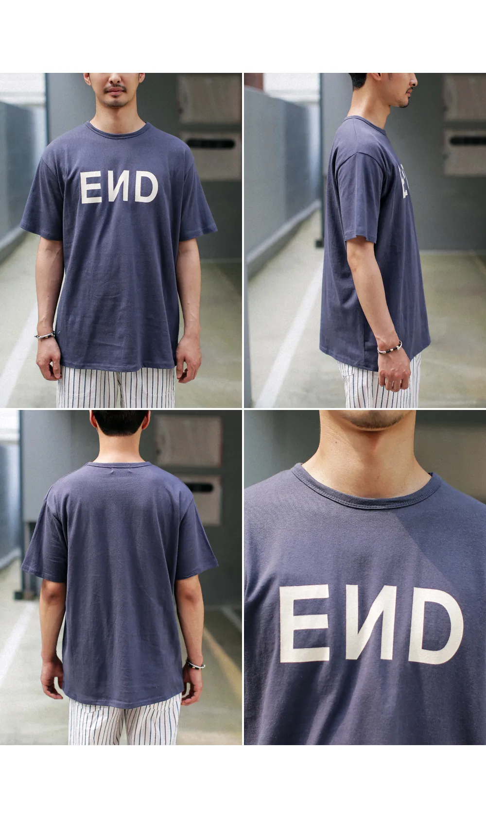 ENDロゴプリントボクシーTシャツ・全4色 | 詳細画像5