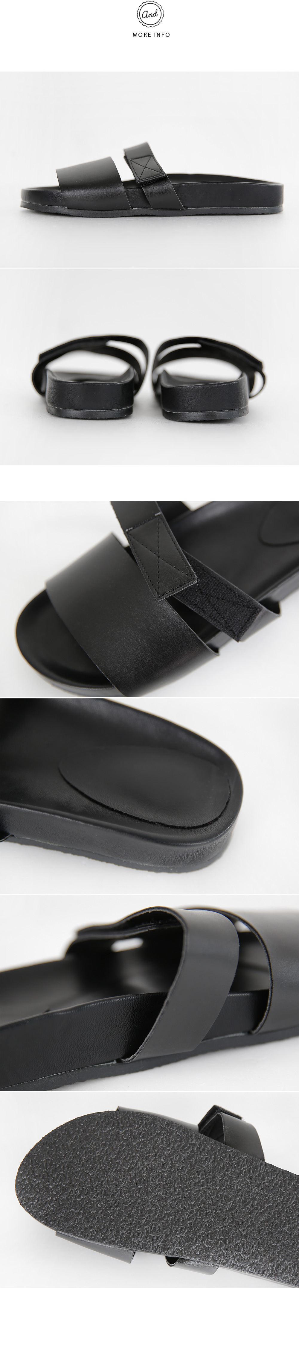 ベルクロ2ストラップスライドサンダル・全2色 | DHOLIC | 詳細画像7