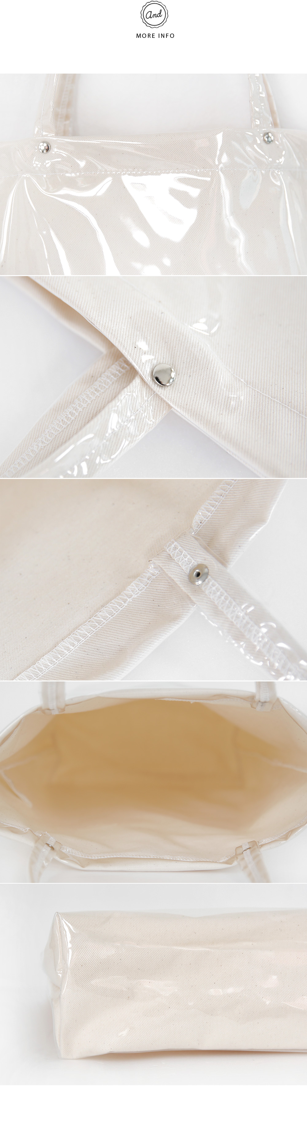 ビニールレイヤードトートバッグ・全1色 | DHOLIC | 詳細画像10