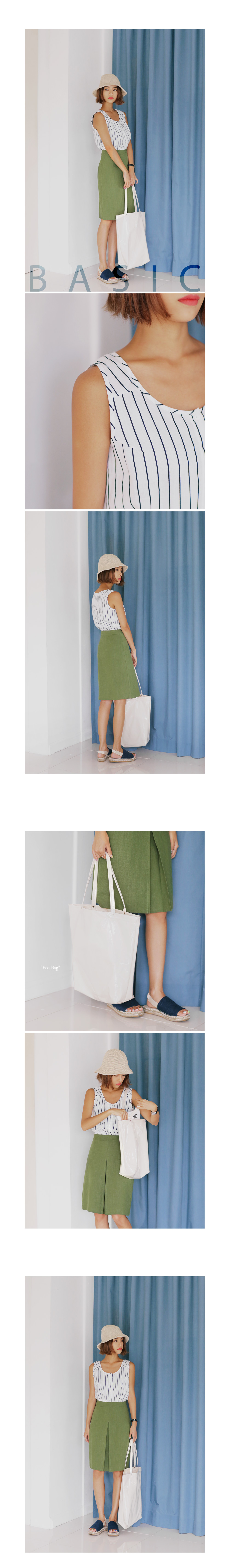 ビニールレイヤードトートバッグ・全1色 | DHOLIC | 詳細画像3