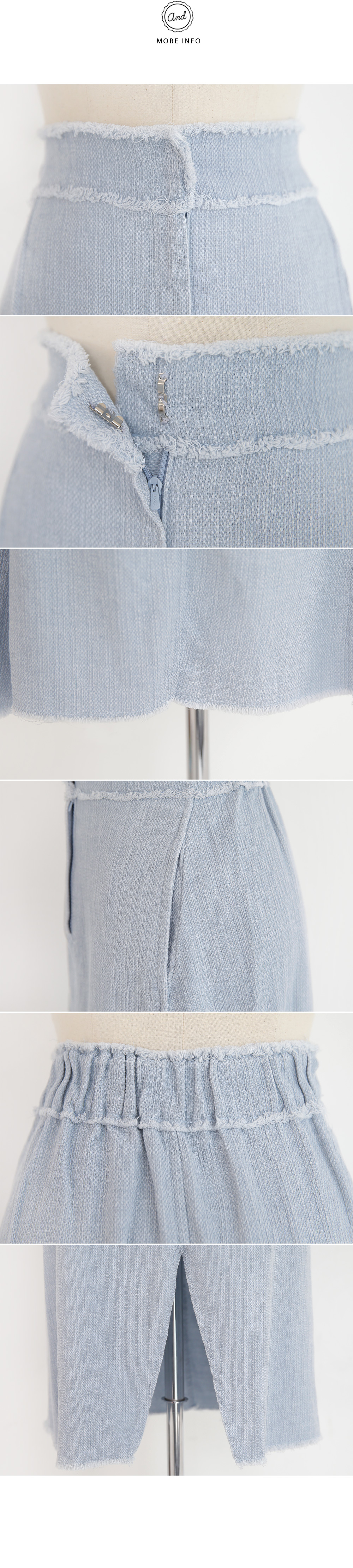 フリンジAラインミモレスカート・全2色 | DHOLIC | 詳細画像9