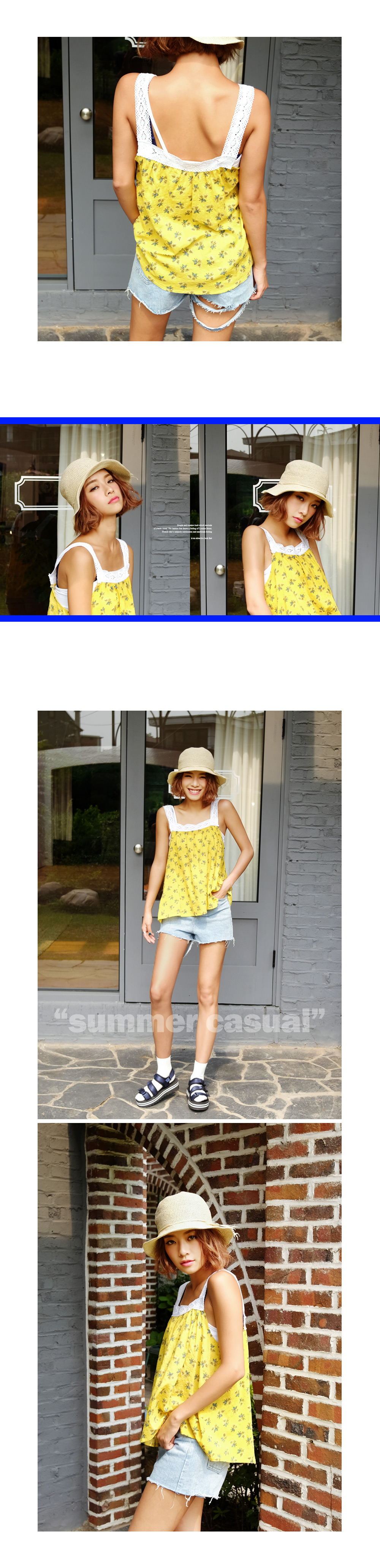 ダメージヘムライトブルーデニムショートパンツ・全1色 | DHOLIC | 詳細画像7