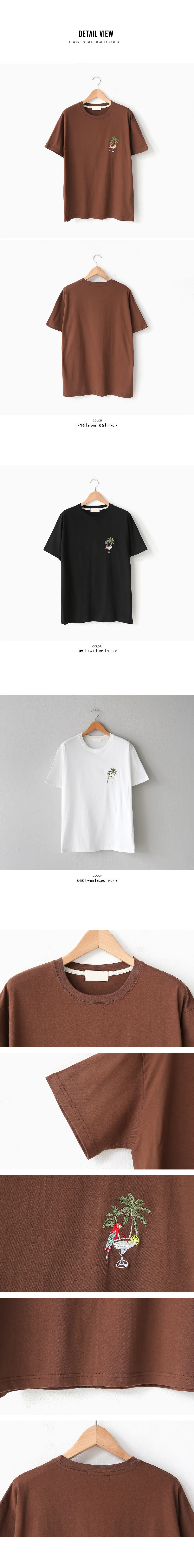 バード刺繍ボクシーTシャツ・全3色 | 詳細画像6