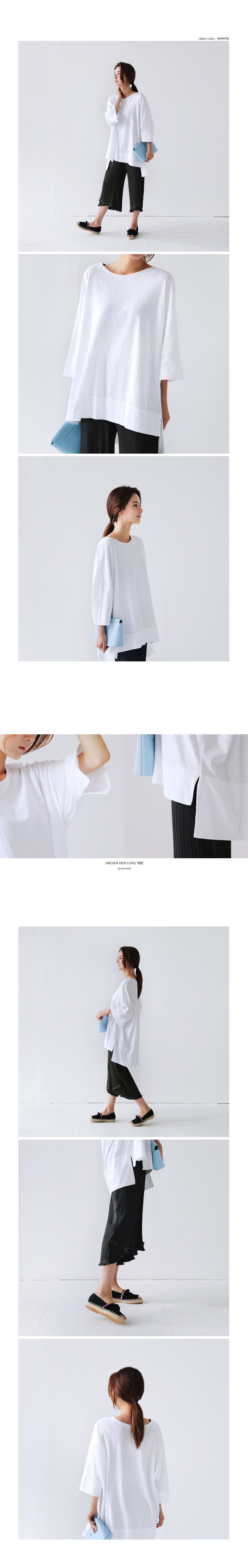 アンバランスヘムワイドスリーブTシャツ・全3色 | DHOLIC PLUS | 詳細画像4