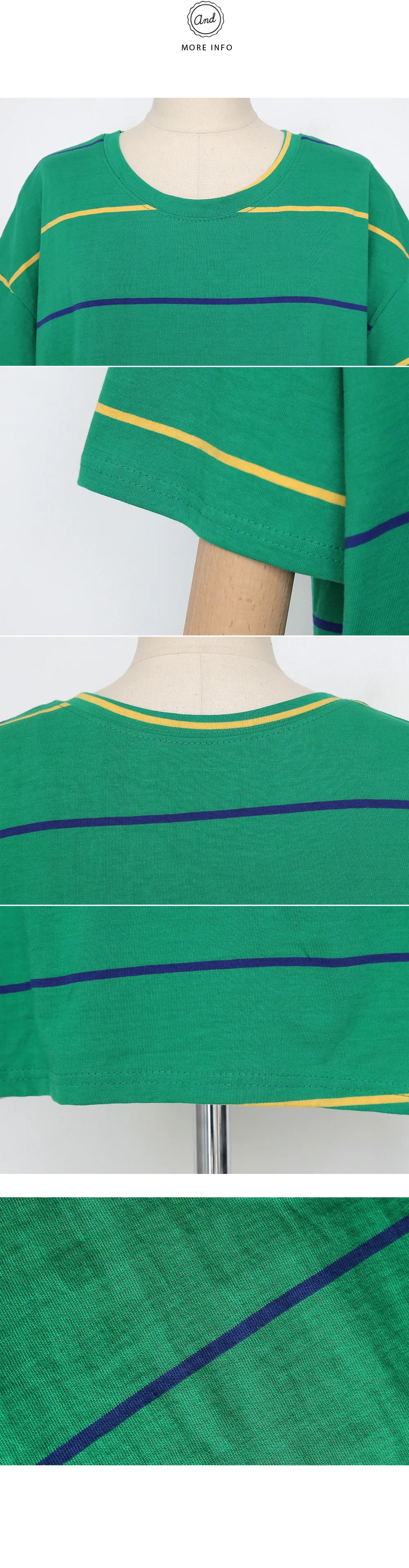 マルチカラーピンボーダーTシャツ・全4色 | DHOLIC | 詳細画像8