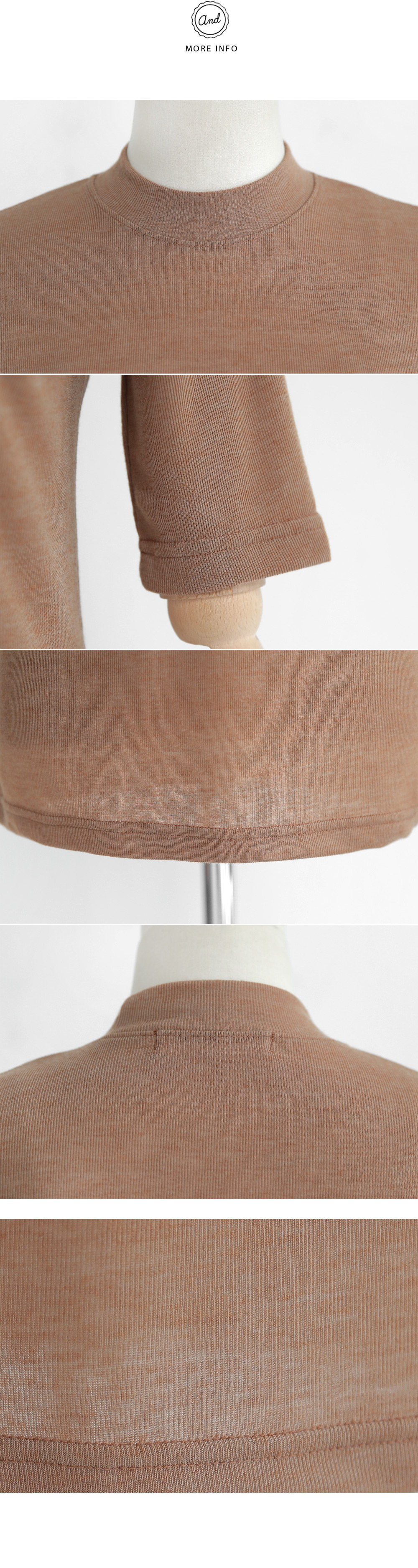 ハイネックスリムフィットTシャツ・全3色 | DHOLIC | 詳細画像10