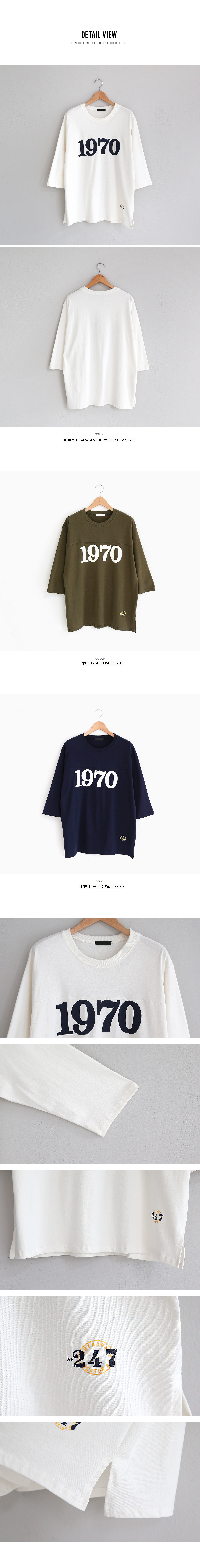 1970ワイドスリーブTシャツ･全3色 | 詳細画像5