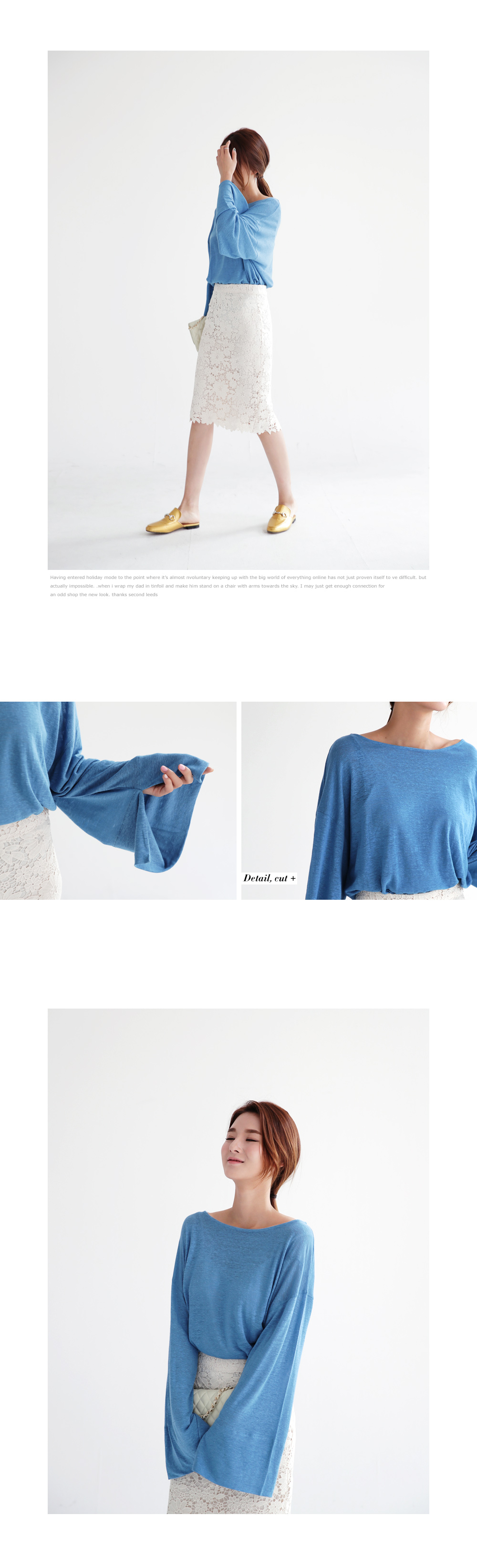 サイドスリットワイドスリーブTシャツ・全4色 | DHOLIC PLUS | 詳細画像6