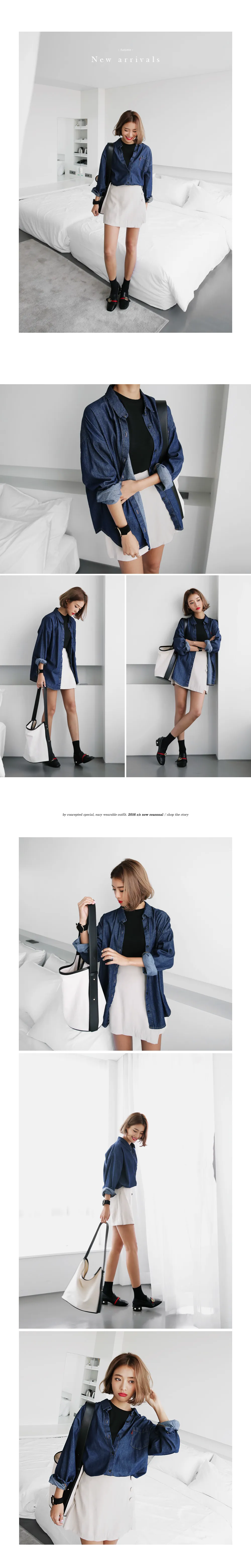 3ボタンラップミニAラインスカート・全3色 | DHOLIC | 詳細画像2