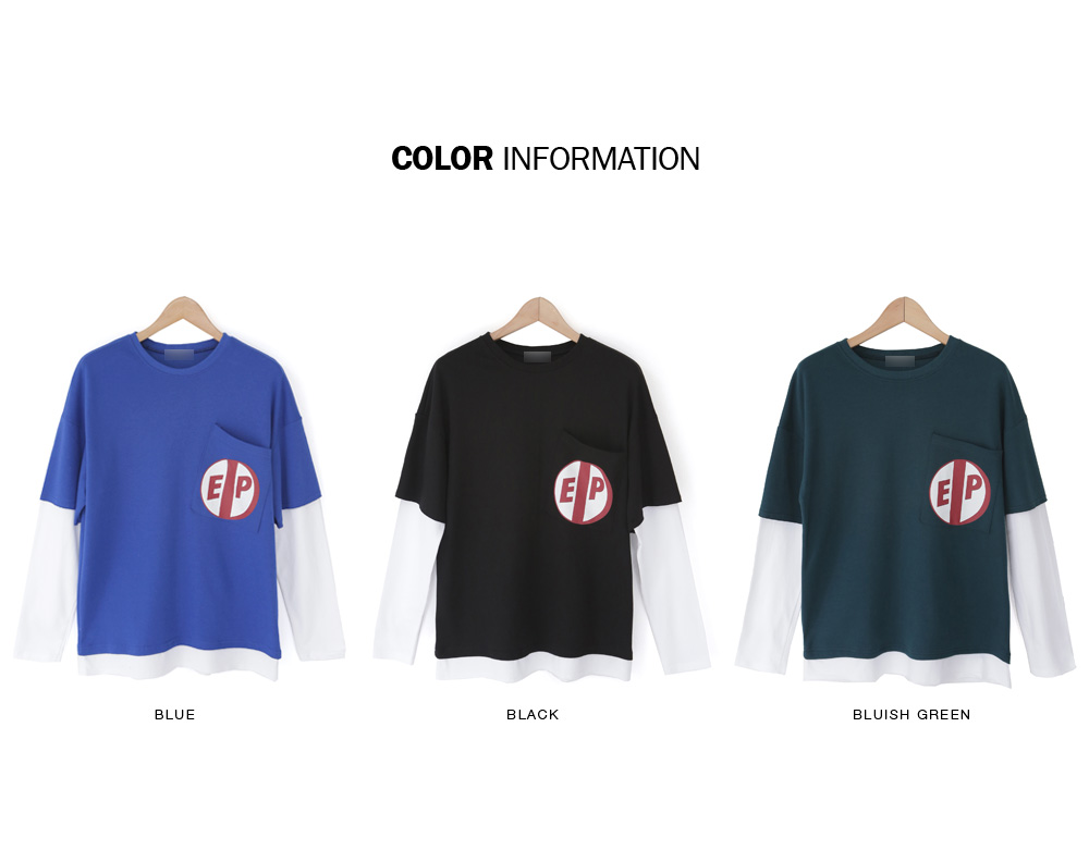 EPプリントレイヤードTシャツ・全3色 | 詳細画像2