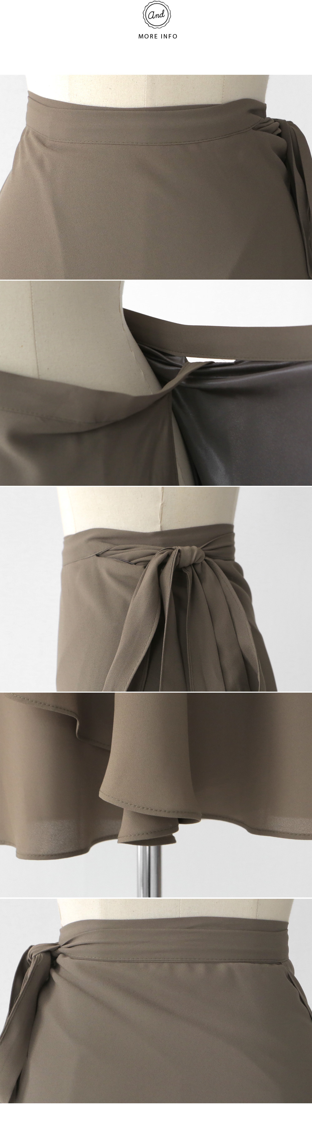 フレアラップロングスカート・全3色 | DHOLIC | 詳細画像5